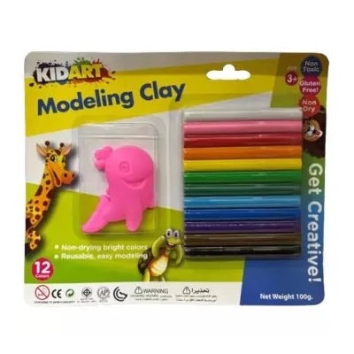 Kid Art: Modellező gyurma készlet, 12 db-os - Óceán