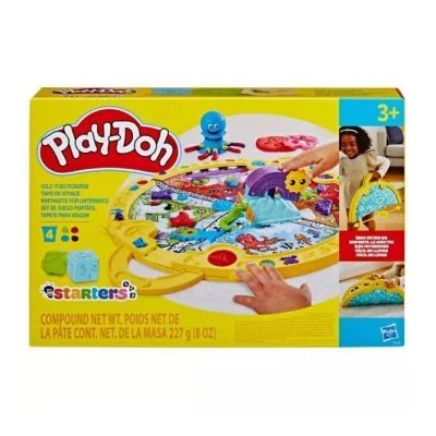 Play-Doh: Fold N Go hordozható játszószőnyeg és gyurmakészlet