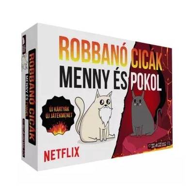 Robbanó cicák – Menny és pokol! kártyajáték