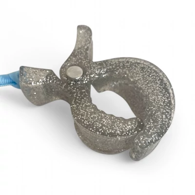 Kép 7/7 - Zenélõ bébi játék, plüss csillag, csörgõ,+ akasztó, 26 cm