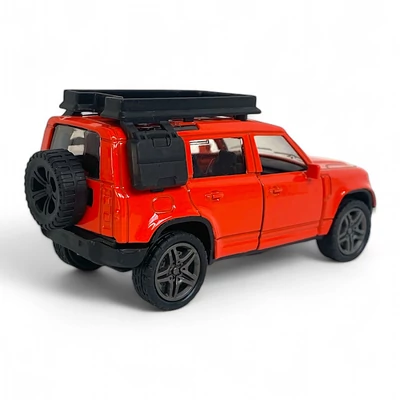 Kép 8/9 - Fém autó, el., hang+fény, hátrahúzós, jeep, ajtónyitós, Hummer szerû,4 szín, 16x7 cm dob. Gombel.