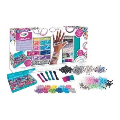 Crayola Creations: Gyöngyfűző szett 2000 db gyönggyel