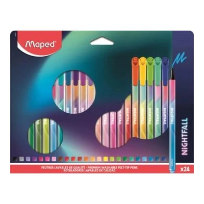 Maped: Nightfall filctoll készlet, 2,5 mm, kimosható