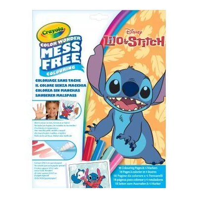 Crayola Color Wonder: Lilo & Stitch maszatmentes kifestő készlet mappában