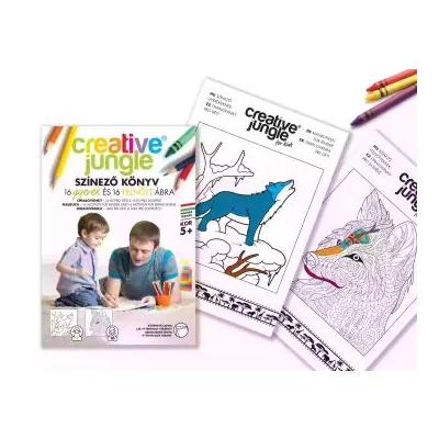 Creative Jungle: Családi kifestő - Állatok