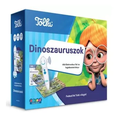 Tolki: Dinoszauruszok interaktív foglalkoztató könyv készletben