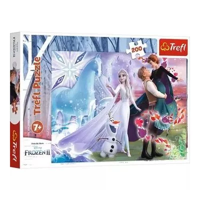 Trefl: Jégvarázs 2. Varázslatos nővérek világa puzzle - 200 darabos