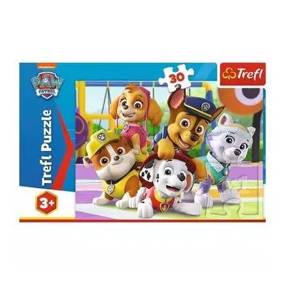 Trefl: Mancs őrjárat, Vidám kutyik – 30 darabos puzzle