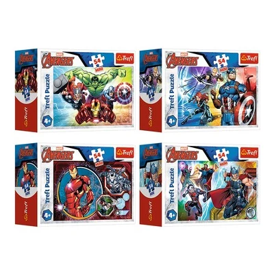 Trefl: Marvel Bosszúállók mini puzzle - 54 darabos, többféle