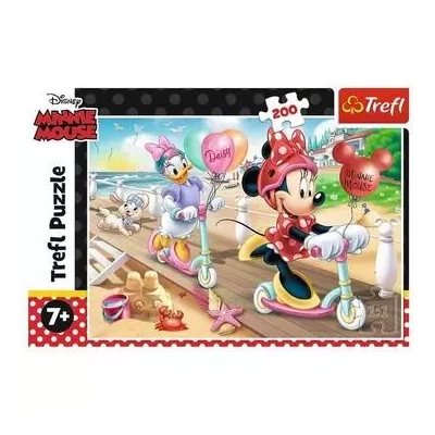 Trefl: Minnie a tengerparton puzzle - 200 darabos