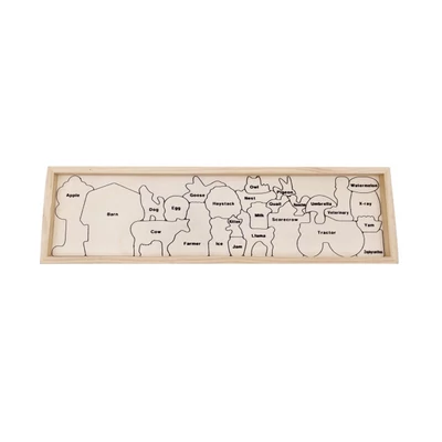 Kép 4/4 - Fa ki-berakó, illesztõs, farmos, 13x45 cm pvc