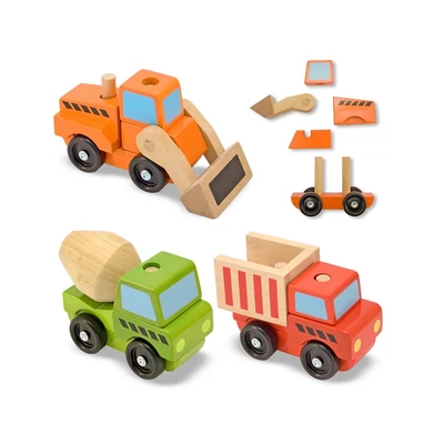 Melissa & Doug Fa jármű, Építkezés