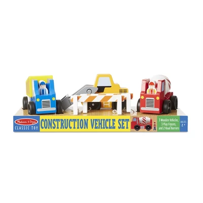 Kép 2/3 - Melissa & Doug Fa jármű, Építkezés és munkagépek