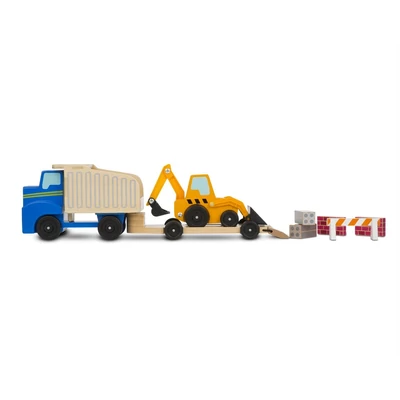 Kép 2/3 - Melissa & Doug Fa jármű, Munkagépek