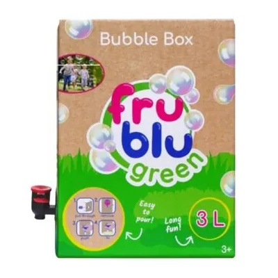 FruBlu Green: Buborékfújó utántöltő folyadék - 3 liter