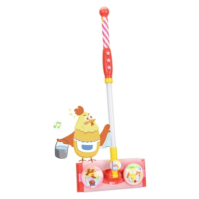 Kép 2/4 - Takarító mop, el., zenél, padlótörlõ, 62 cm, lapon