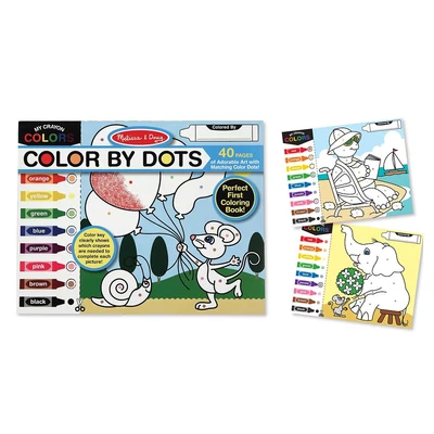 Kép 2/2 - Melissa & Doug Kreatív játék, Színező készlet
