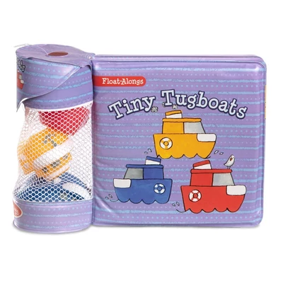 Kép 2/2 - Melissa & Doug, fürdőjáték, vízálló könyv, kishajók