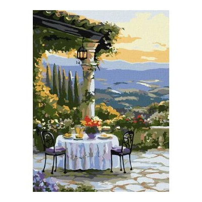 Ideyka: Festés számok szerint, Festői vacsora - 30 x 40 cm
