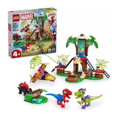 LEGO® Marvel Pókember és Gobby raptorcsatája a lombház főhadiszálláson 11200