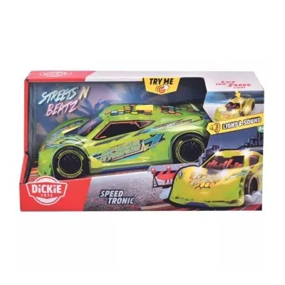 Dickie: Speed Tronic versenyautó fénnyel és hanggal - 20 cm