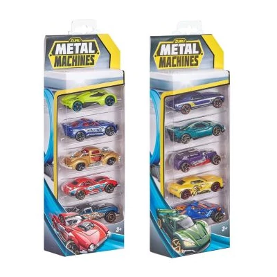 Metal Machines: 5 db-os kisautó szett, 1:64, 1. széria - többféle