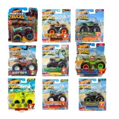 Hot Wheels: Monster Trucks kisautók - többféle