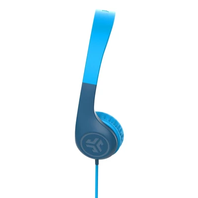 Kép 2/4 - JLAB JBuddies Pop Wired Kids Headphones - Blue