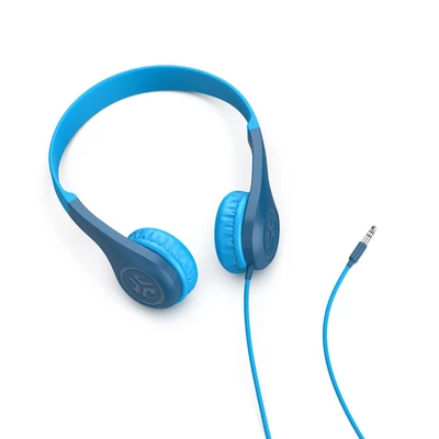 Kép 4/4 - JLAB JBuddies Pop Wired Kids Headphones - Blue