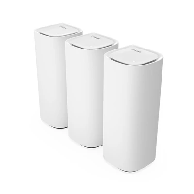 Linksys Velop MBE7003 Tri-Band Mesh WiFi 7 Router, 3-Pack