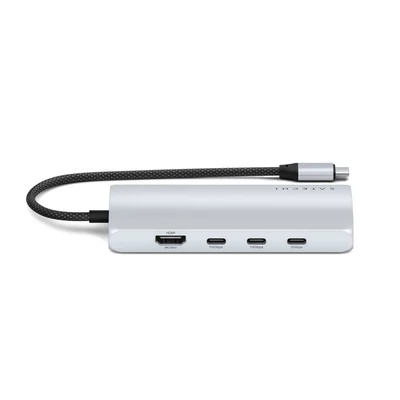 Kép 3/5 - Satechi USB-C MultiPort Adapter 8K with Ethernet V3 - Silver