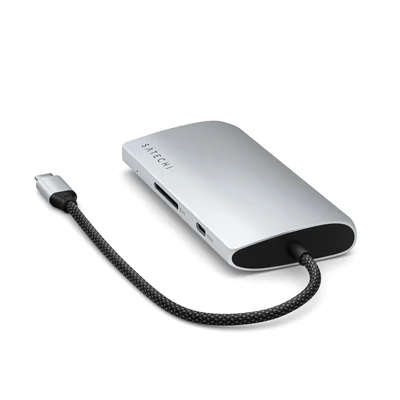 Kép 4/5 - Satechi USB-C MultiPort Adapter 8K with Ethernet V3 - Silver