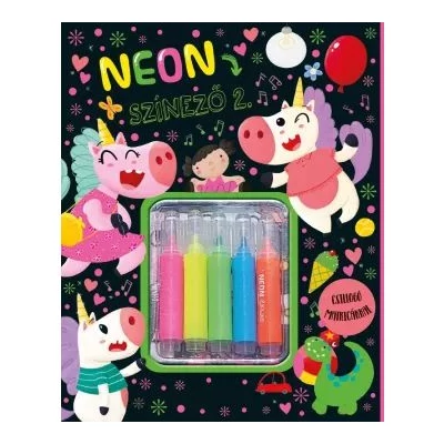 Neon színező 2. - filctollakkal