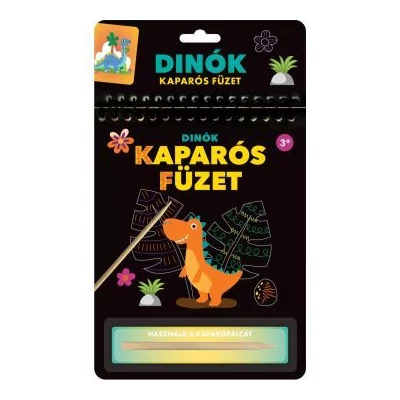 Kaparós füzet - Dinók foglalkoztató könyv