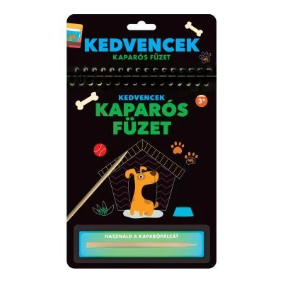Kaparós füzet - Kedvencek foglalkoztató könyv