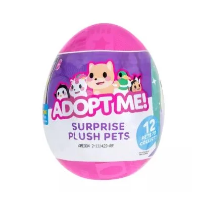 Adopt Me meglepetés plüss tojás virtuális kóddal 13 cm-es plüssfigurával (3. széria)