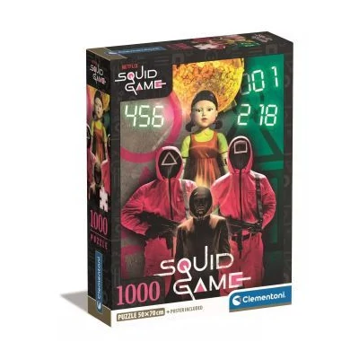 Clementoni: Squid Game - 1000 darabos puzzle poszterrel