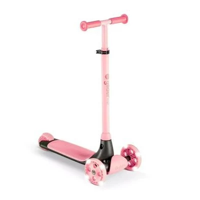 Yvolution: Glider Kiwi világító, háromkerekű roller - Pink