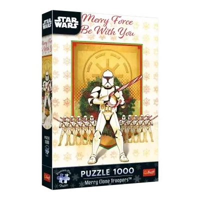 Trefl Premium Plus: Star Wars, Klónok karácsonya puzzle - 1000 darabos
