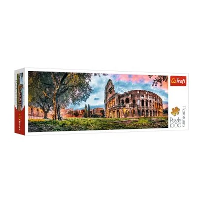Trefl: Colosseum hajnalban panoráma puzzle - 1000 darabos