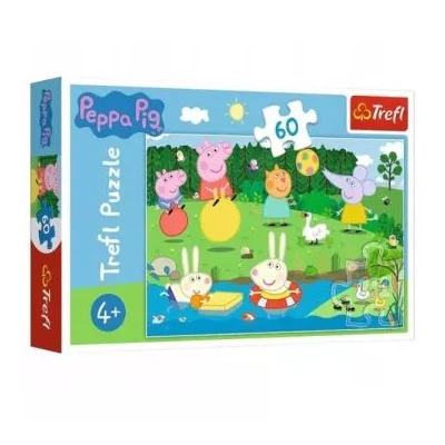 Trefl: Peppa malac Szórakozás nyáron 60 darabos puzzle
