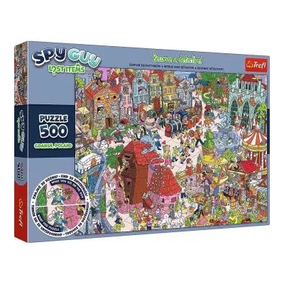 Trefl: Spy Guy Gdansk városa nyomozós képkereső puzzle - 500 darabos