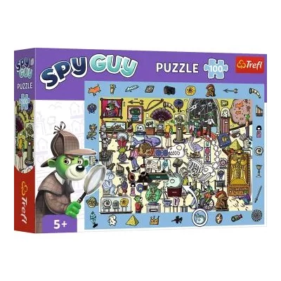 Trefl: Spy Guy Múzeum nyomozós képkereső puzzle - 100 darabos