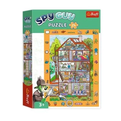 Trefl: Spy Guy Társasház nyomozós képkereső puzzle - 24 darabos