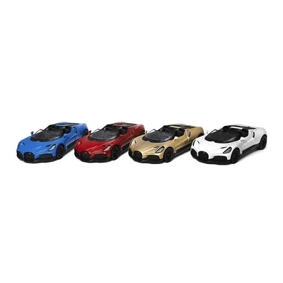 Kép 2/3 - Kinsmart Bugatti Mistral fém autó nyitható ajtókkal 1:36 (többféle)