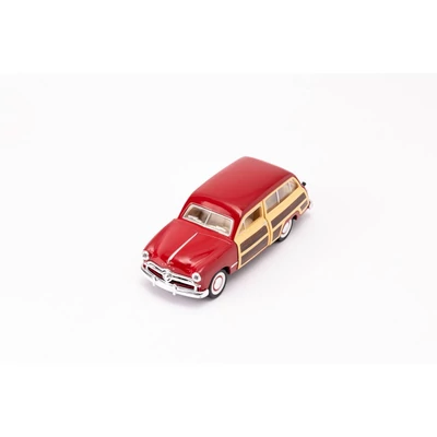 Kép 11/21 - Kinsmart Ford Woody Wagon 1949 fém autó nyitható ajtókkal 1:40 (többféle)