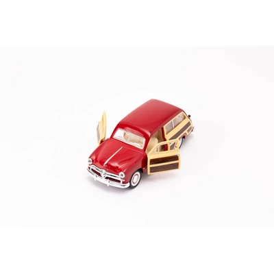 Kép 12/21 - Kinsmart Ford Woody Wagon 1949 fém autó nyitható ajtókkal 1:40 (többféle)