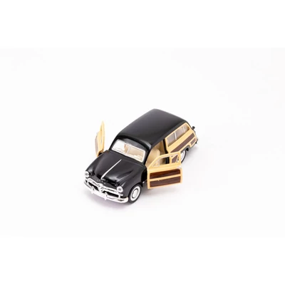 Kép 17/21 - Kinsmart Ford Woody Wagon 1949 fém autó nyitható ajtókkal 1:40 (többféle)
