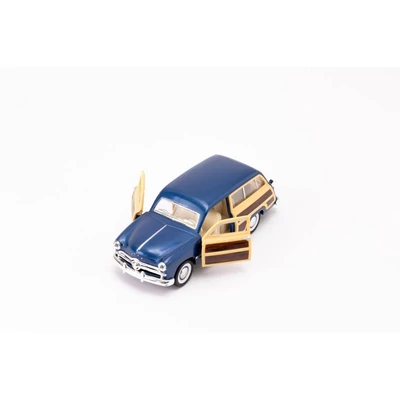 Kép 2/21 - Kinsmart Ford Woody Wagon 1949 fém autó nyitható ajtókkal 1:40 (többféle)