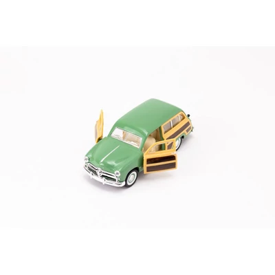 Kép 7/21 - Kinsmart Ford Woody Wagon 1949 fém autó nyitható ajtókkal 1:40 (többféle)